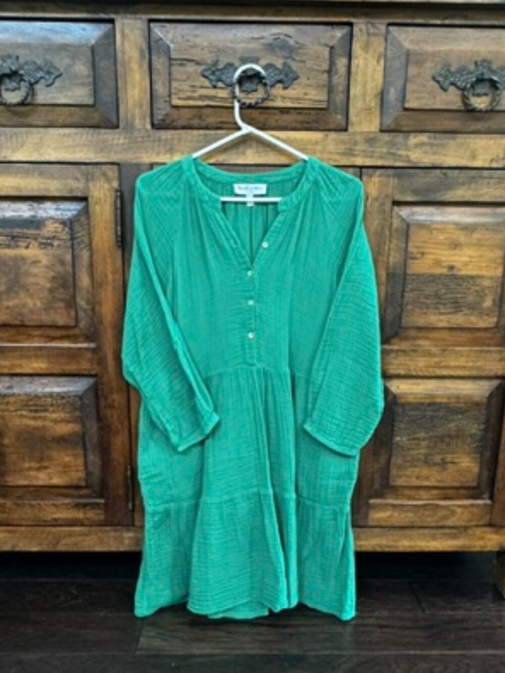 Michael Stars - Sonia Dress - Kelly Green - Size Medium - EUC